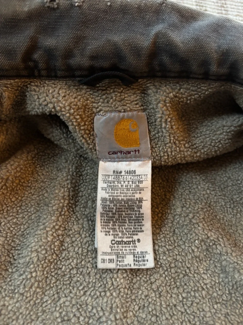 Vintage Carhartt  Brown Men's Duck Active Jacket - Picture 6 of 7